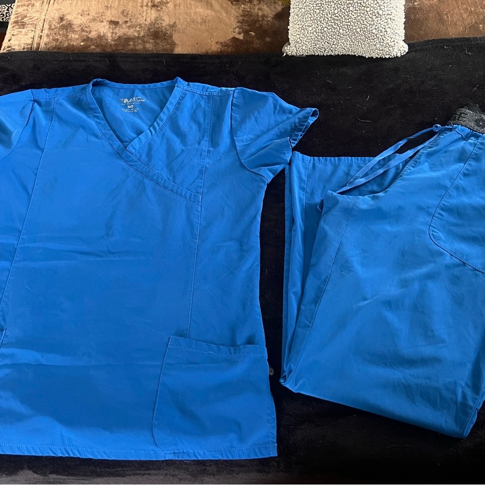 Blue Scrub Set